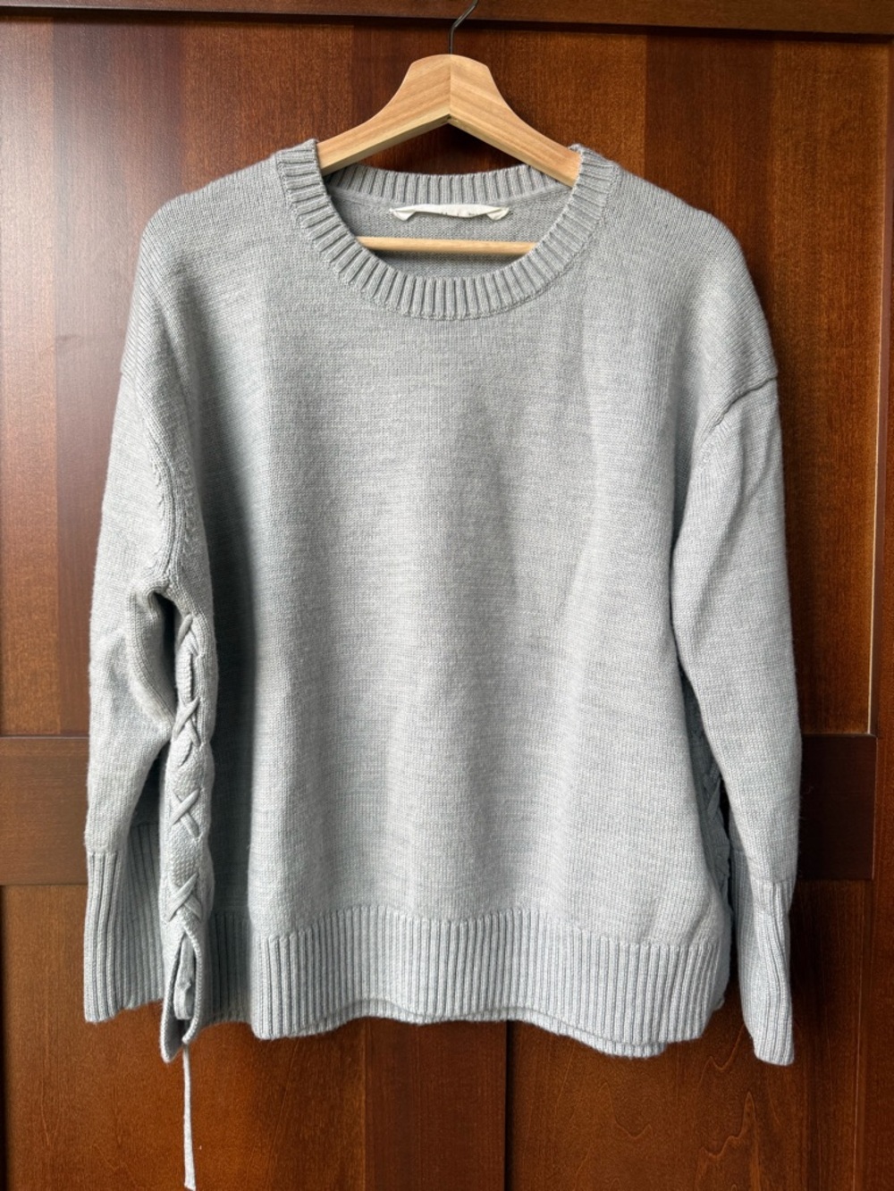 Women’s Athleta Gray Merino Wool Sweater Size Large